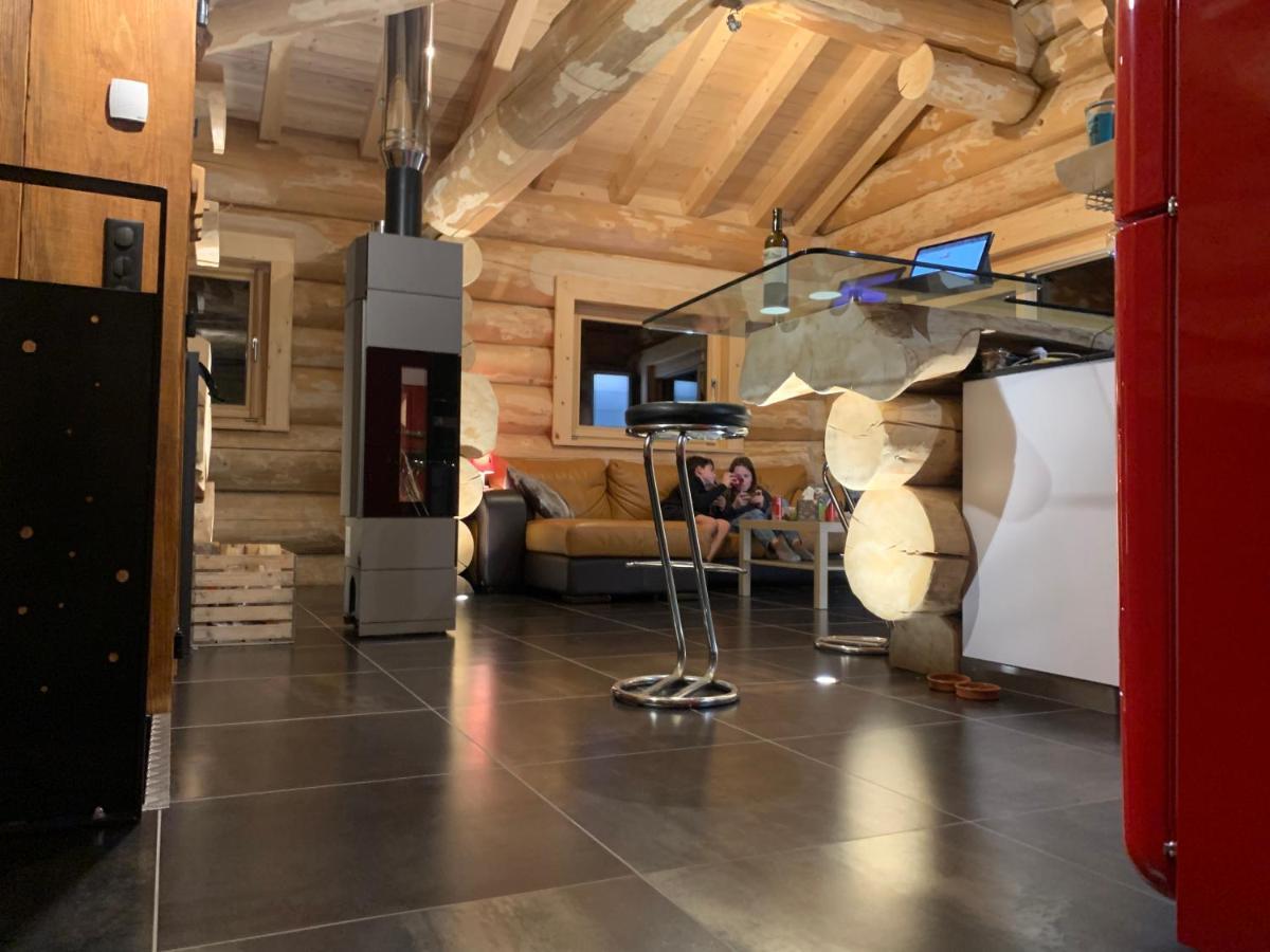 Chalet Anzac Chalet 5 Etoiles En Rondins Tout Neuf Unique Dans Les Aravis Les Villards-sur-Thônes Exterior photo