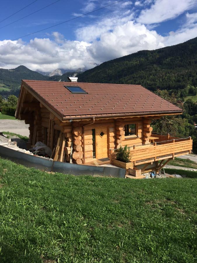 Chalet Anzac Chalet 5 Etoiles En Rondins Tout Neuf Unique Dans Les Aravis Les Villards-sur-Thônes Exterior photo