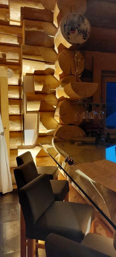 Chalet Anzac Chalet 5 Etoiles En Rondins Tout Neuf Unique Dans Les Aravis Les Villards-sur-Thônes Exterior photo