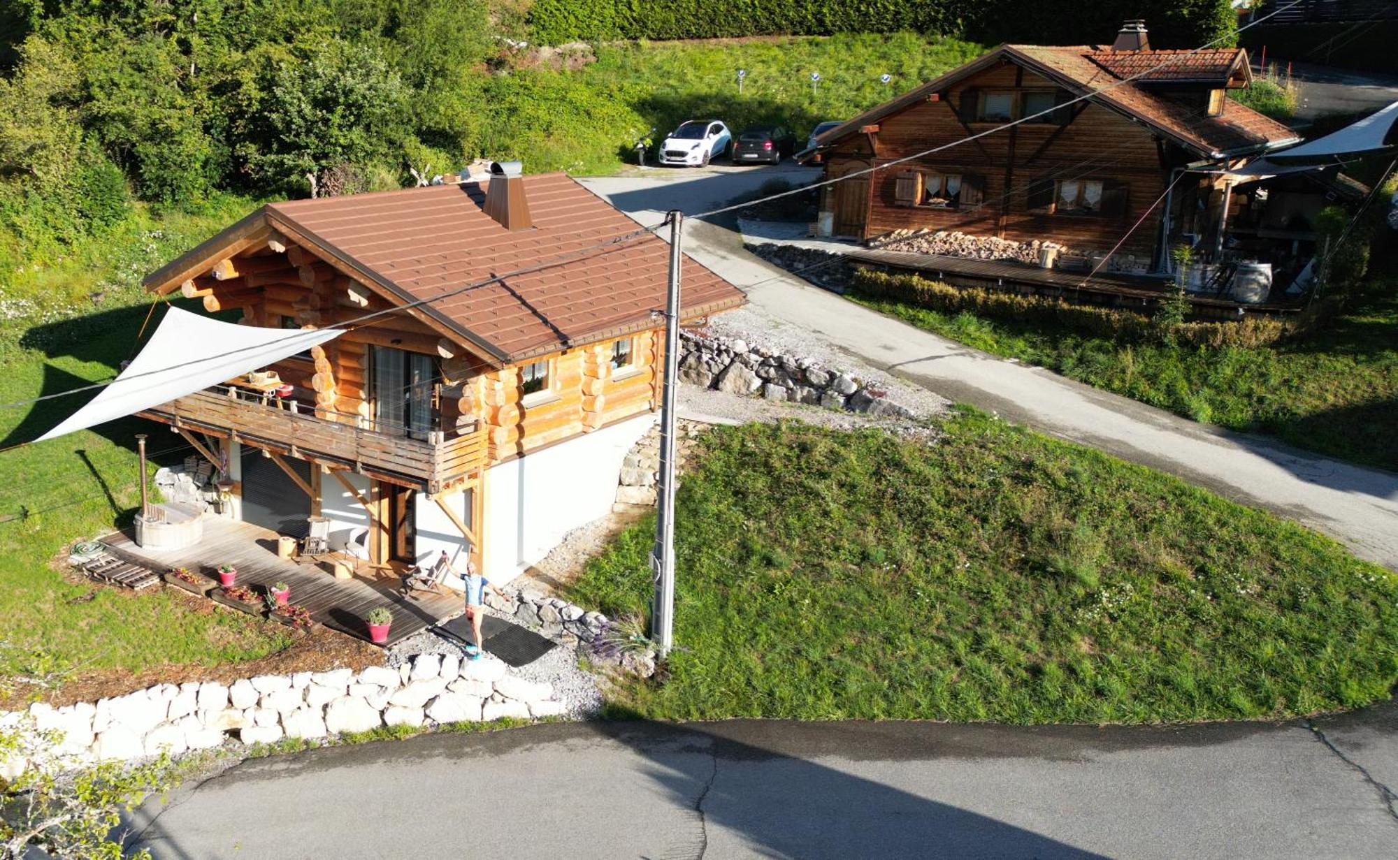 Chalet Anzac Chalet 5 Etoiles En Rondins Tout Neuf Unique Dans Les Aravis Les Villards-sur-Thônes Exterior photo